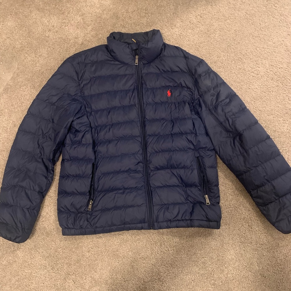 Polo Navy Puffer Jacket
